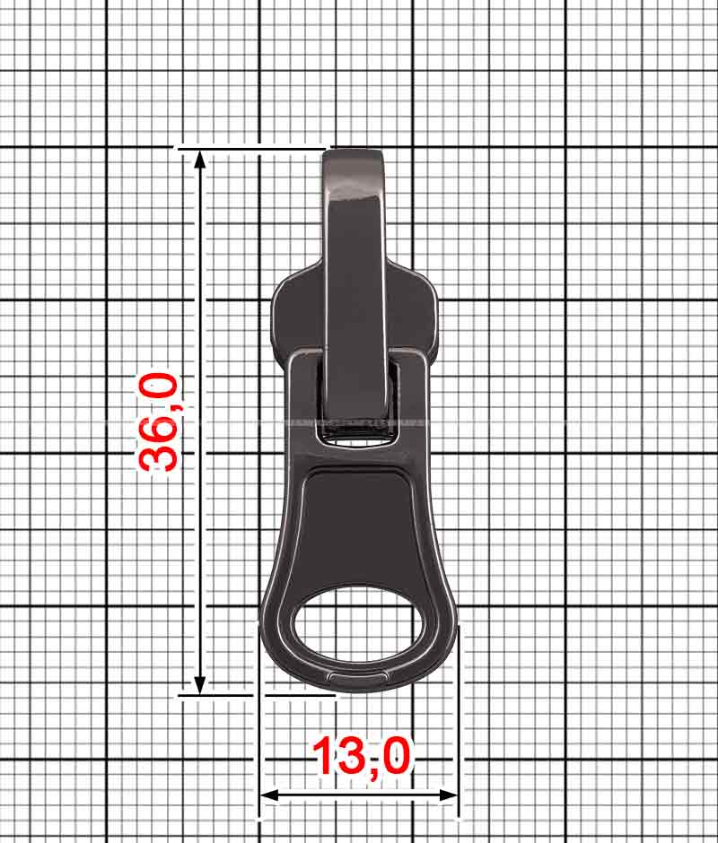 Бегунок двухсторонний STM-5-517 дв.стор (темный никель) product.image_alt