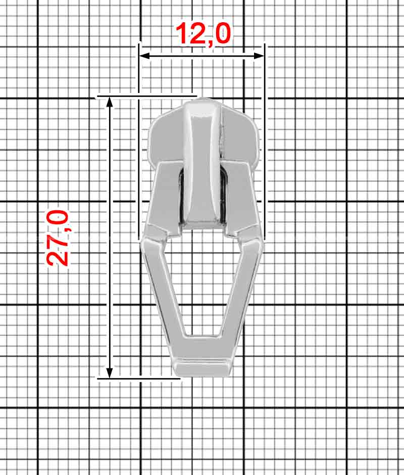 Бігунок SM-5-504 (срібло) - Фото 1