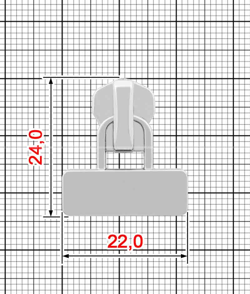 Бегунок SM-5-512/1 (серебро) product.image_alt