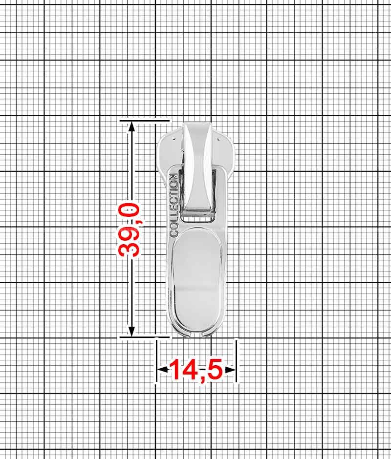 Бегунок SM-8-27-ДЕКОР (серебро) product.image_alt