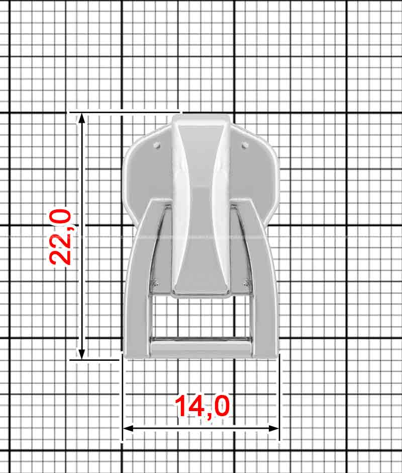 Бегунок SM-8-514 (серебро) product.image_alt
