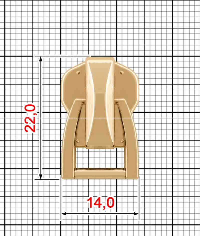 Бегунок SM-8-514 (золото) product.image_alt