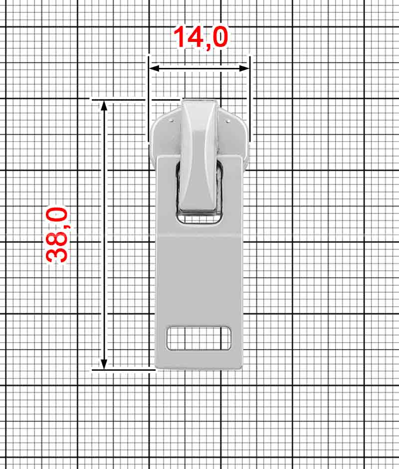 Бегунок SM-8-519 (серебро) product.image_alt