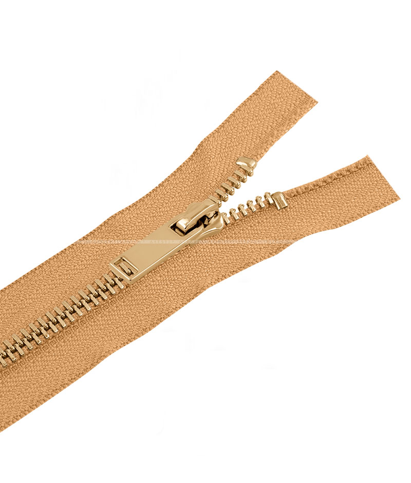 Блискавка металева роз'ємна  041MR-5-549 (189 пісочний/золото) - Фото 2