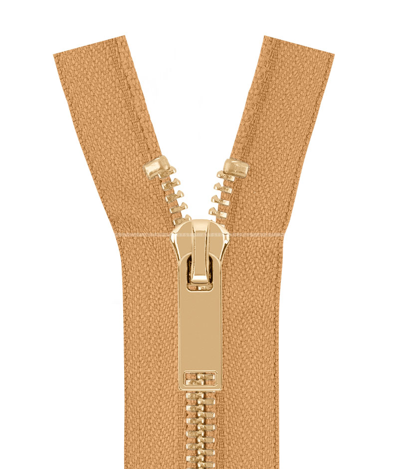 Блискавка металева роз'ємна  041MR-5-549 (189 пісочний/золото) - Фото 3